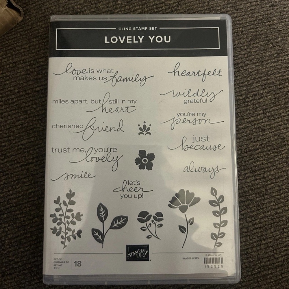 Stampin Up Lovely You stamp set